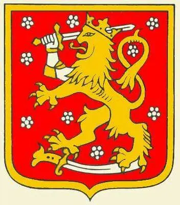 Государственный герб Финляндия Т Серпанева Набор из рифлёного стекла Выс - фото 159
