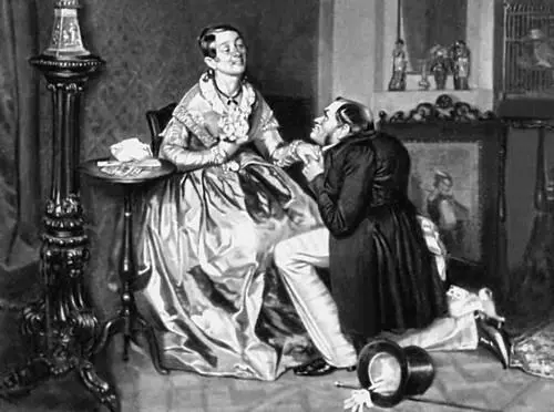Федотов П А Разборчивая невеса 1847 Фрагмент Третьяковская галерея - фото 86