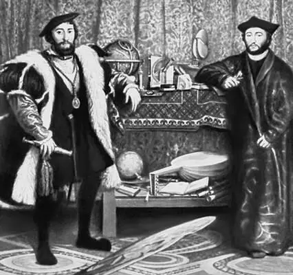 Хольбейн Французские послы Ж Де Динтевиль и Ж Де Сельв 1533 Национальная - фото 59