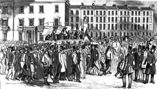 Чартистская демонстрация Лондон 10 апреля 1848 Столкновение - фото 46