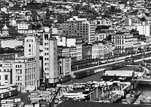 Чили Вальпараисо Чили Х Эскамес Рыбаки Литография 1950е гг - фото 10
