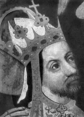 Чехия Карл IV Фрагмент алтарного образа из Влашима 1371 Национальная - фото 193