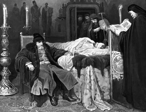 В Г Шварц Иван Грозный у тела убитого им сына 1864 Третьяковская - фото 4