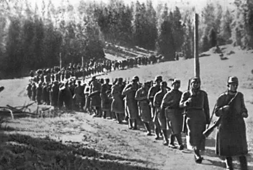 4я Пролетарская бригада на марше через Зеленгору Герцеговина 1942 - фото 45