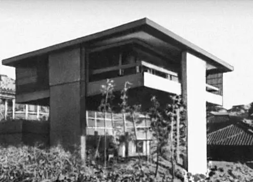 Япония Архитектрура 20 в К Кикутакэ Небесный дом 1958 Токио Япония - фото 31