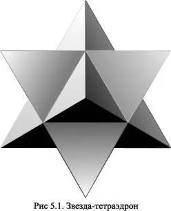Два взаимопроникающих тетраэдра символизируют идеально уравновешенные мужскую и - фото 6
