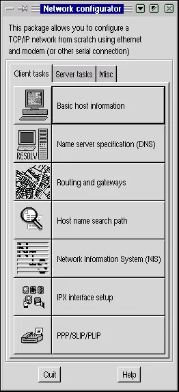 Рис 131 Главное меню программы netconf Надо только иметь в виду что многие - фото 60