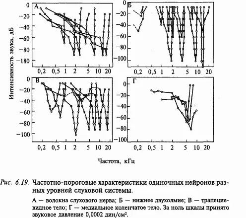 У всех животных имеется соответствие между частотным диапазоном издаваемых - фото 87