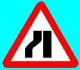 151 152 153Сужение дороги Знак 151 сужение дороги с обоих - фото 155