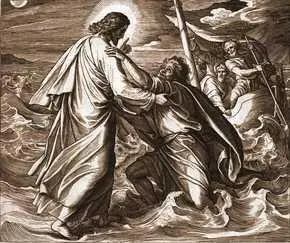 И тотчас понудил Иисус учеников Своих войти в лодку и отправиться прежде Его на - фото 172