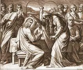 Когда же Иисус был в Вифании в доме Симона прокажённого приступила к Нему - фото 175