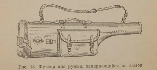Рис 13 Футляр для ружья запирающийся на замок Рис 14 Экстрактор пружинный - фото 1