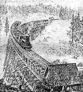 Рис 103 Деревянная железнодорожная эстакада После того как все было - фото 98