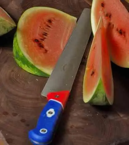 Нож для нарезки арбуза Watermelon knife и Suikakiri Японские кухонные ножи - фото 218