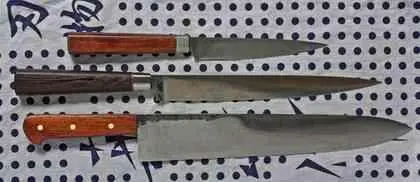 вид на них со стороны обуха Замечательных слов также заслуживают ножи - фото 421