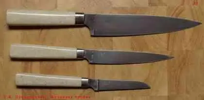 Это три самых ходовых ножа в быту в основном под женскую руку Рукоять может - фото 427