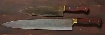 MCarter IP Gyuto 21 cм White 1 и IP Gyuto 34см Damaskus International Pro - фото 490