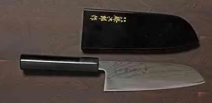 Tojiro WaUruchi Santoku Японская компания FUJITORA производит кухонные - фото 632