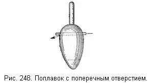 Но при ужении на быстрине и эти поплавки представляют слишком большое - фото 45