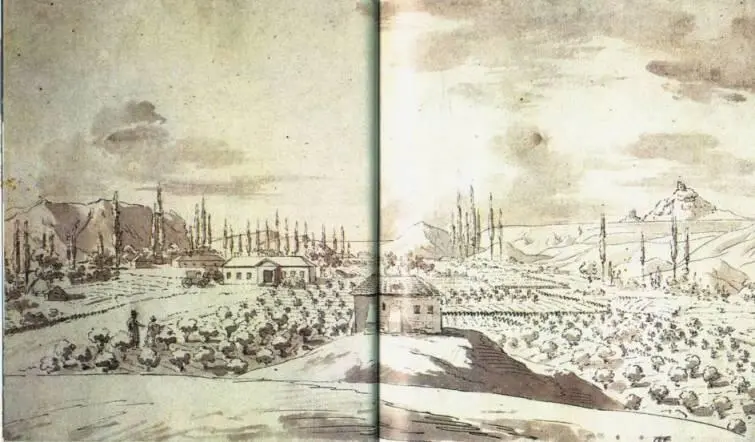 Корнеев ЕМ Вид Судакской долины 1804 Развалины Генуэского замка в Крыму - фото 20
