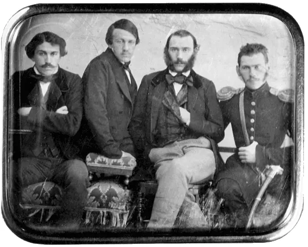 Братья Толстые слева направо Сергей Николай Дмитрий Лев 1854 год - фото 4