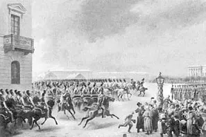 Восстание 14 декабря 1825 года на Сенатской площади В Ф Тимм 1853 - фото 2