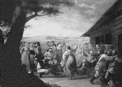 ИМ Тонков Сельский праздник 1790е годы Холст масло Гос Русский музей - фото 5