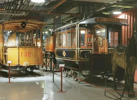 Трамвайконка в Музее городского транспорта Spårvägsmuseet А дедушки и - фото 36