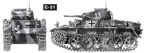Легкий танк VK601 P z I AusfC обр 1942го 503й танковый батальон одна - фото 70