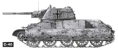 Трофейный советский танк Т3476 обр 1942 г с экранированным шасси - фото 86