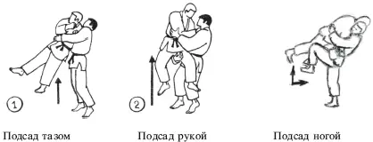 Рис 45 Способы лишения опоры подниманием Рис 46 За концы рукавов при - фото 101