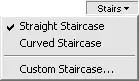 Рис 237Меню кнопки Stairs Лестницы В окне Custom Staircase Произвольная - фото 345