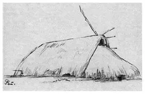 Хижина в деревне Рай Рис Н Н МиклухоМаклая Июль 1877 г 25 июля Я - фото 101