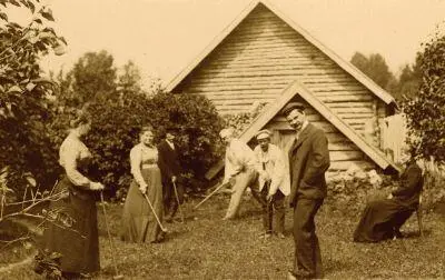 Игроки в крикет Оригинальное фото 19001910 гг Россия Привет с Днепра - фото 25