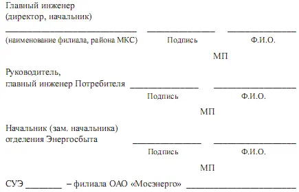 ПРИЛОЖЕНИЕ 1 к Акту разграничения балансовой принадлежности и - фото 22