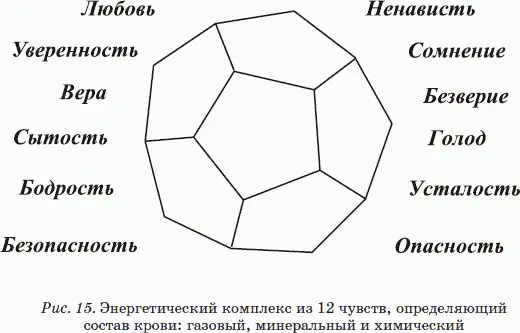 Додекаэдррис 15 содержит десять элементарных энергий чувств связанных с - фото 17