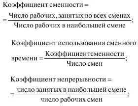Коэффициент сменности уточненный Коэффициент непрерывности х Коэффициент - фото 69