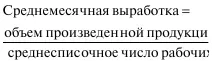 В знаменателе отражаются резервы труда Средняя квартальная выработка - фото 74