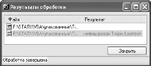 Рис 58Результат проверки TrojanSpambot ПРИМЕЧАНИЕ Как видите здесь нас - фото 27