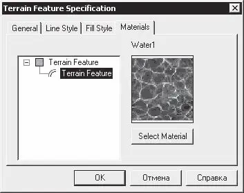 Рис 59Окно Terrain Feature Specification Спецификация характеристик - фото 41