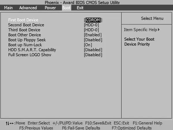 Рис 62Настройка загрузки с DVDпривода Выйдите из BIOS Setup с сохранением - фото 86
