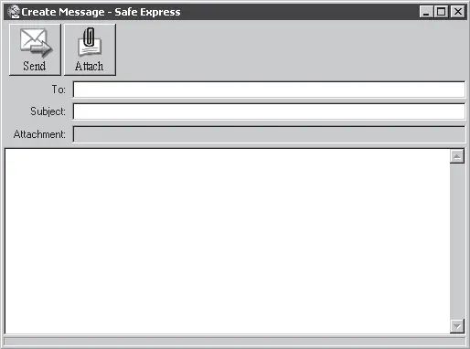 Рис 371 Создание сообщения в программе Safe Express Кроме того программа - фото 132