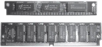 Рис 4830контактный сверху и 72контактный снизу модули SIMM - фото 45