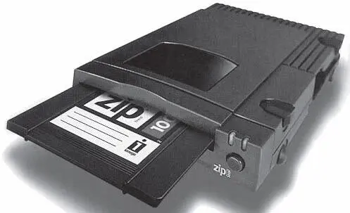 Рис 64Накопитель Zip и его привод Накопители Zip имеют размеры обычной - фото 64