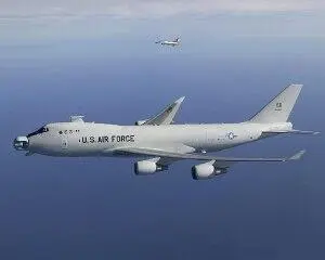 Рис 7 Самолет с лазерной пушкой Boeing 747400F YAL1A в полете Рис - фото 7