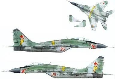 Рис 46 МиГ29 из Центра подготовки летного состава Туркмения 1990 год - фото 45