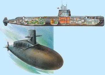 Рис 50 Сверху АПЛ Наутилус снизу АПЛ Джордж Вашингтон Рис 51 - фото 49