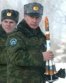 Рис 53 Президент Владимир Путин в Плесецке за несколько минут до старта - фото 52