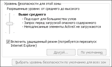 Рис 235 Результат блокирования кнопок нижней части вкладки Безопасность - фото 41
