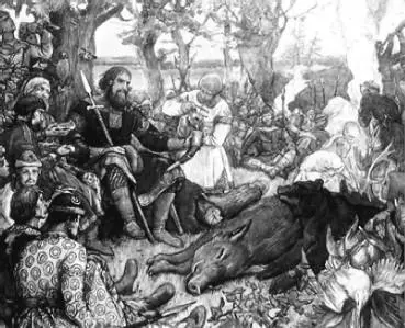 ВМ Васнецов Отдых князя Владимира после охоты Первая религиозная реформа - фото 155
